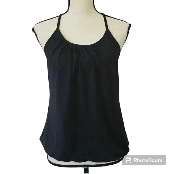 lululemon athletica Tops - Lululemon Athletica No Limit Black Bra Tank Top